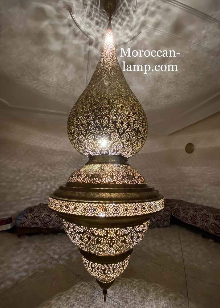 Suspension marocaine, plafond de lampe 